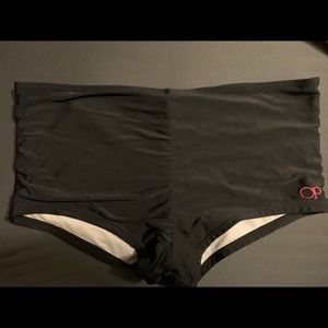 OP Black Bikini Boy Short Bottoms (youth XL 14/16)